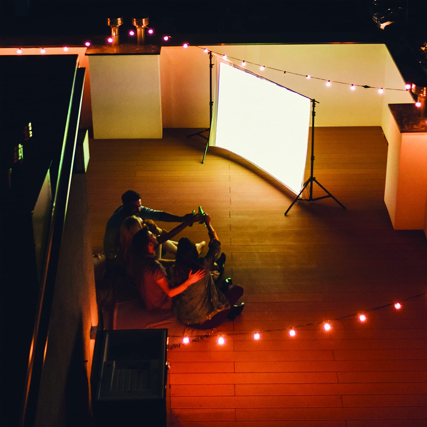 Monster Image Mini Small Format LCD Projector 1920x1080 HD Quality, Project Up To 8 Feet Away, Works On Projection Screens Ranging from 20-80 Inches.