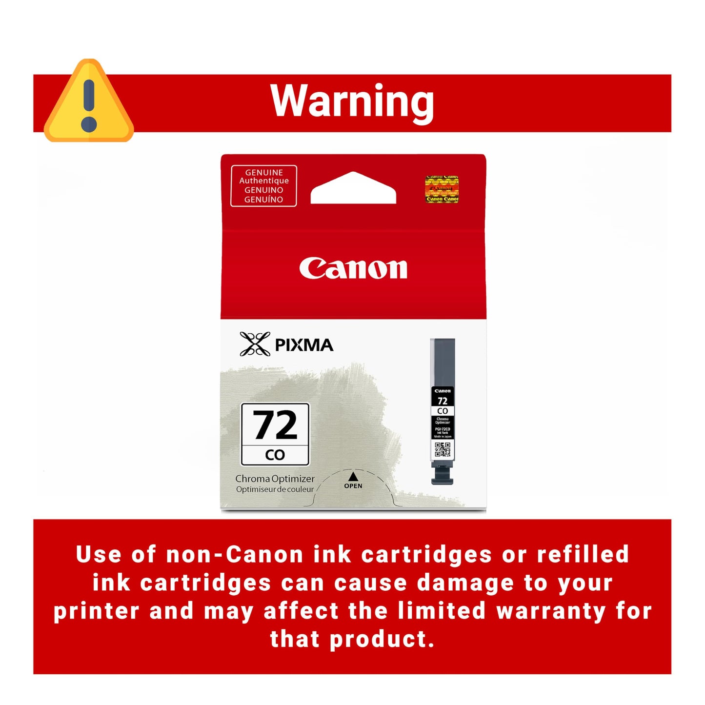 Canon PGI-72 Genuine Chroma Optimizer Ink Tank, Compatible with PIXMA PRO-10 Printers