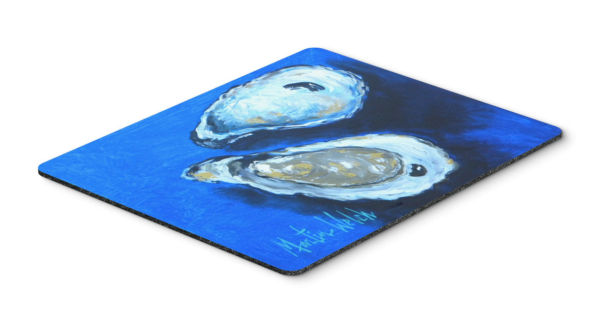 Caroline's Treasures MW1095MP "Oysters Seafood Four Mouse Pad, Hot Pad or Trivet" for Home Office Gaming Working Computers Laptop Mouse Mat,Washable