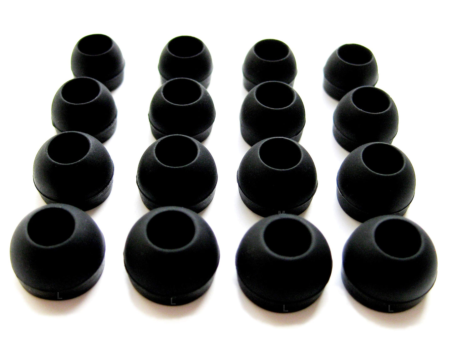 16pcs (B-4sz) Replacement Earbuds Eartips Adapters Compatible with Betron YSM1000 Noise Isolating Earphones Headphones