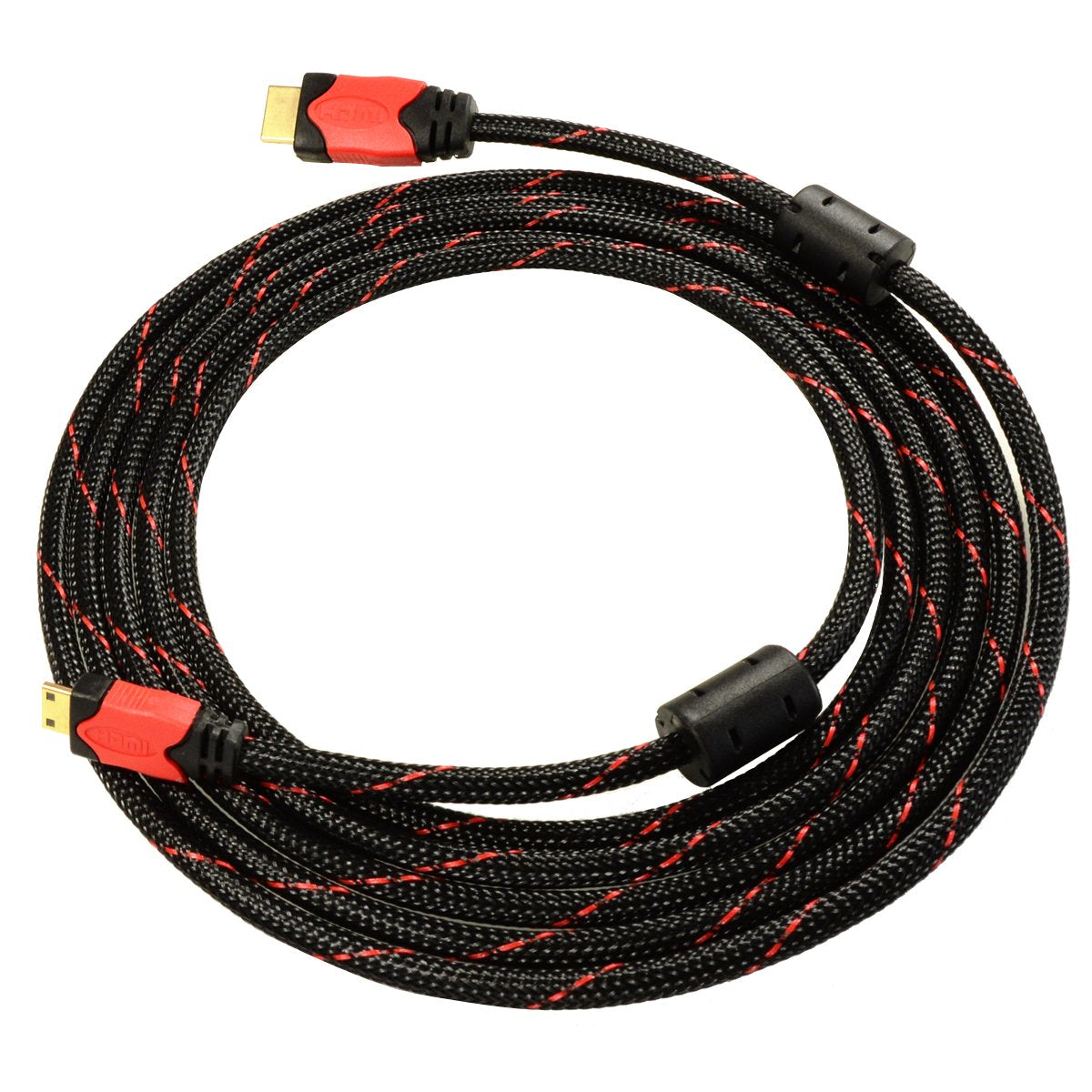 Foto&Tech 10 Feet Mini HDMI to HDMI Cable Compatible with Blackmagic Design UltraStudio Mini Recorder Wirecast, Nikon D1X D3 D4 D4s D300 D750 D600