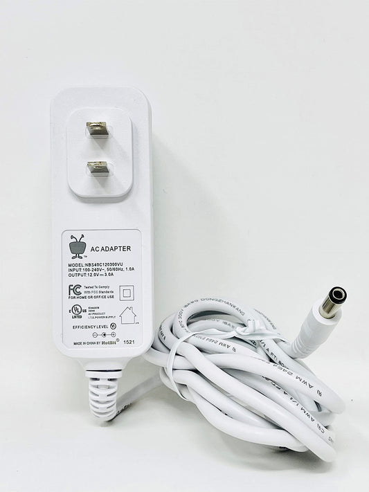 TiVo Bolt Receiver AC Power Adapter by NetBit NBS40C120300VU 12V 3.0A 100-240V White