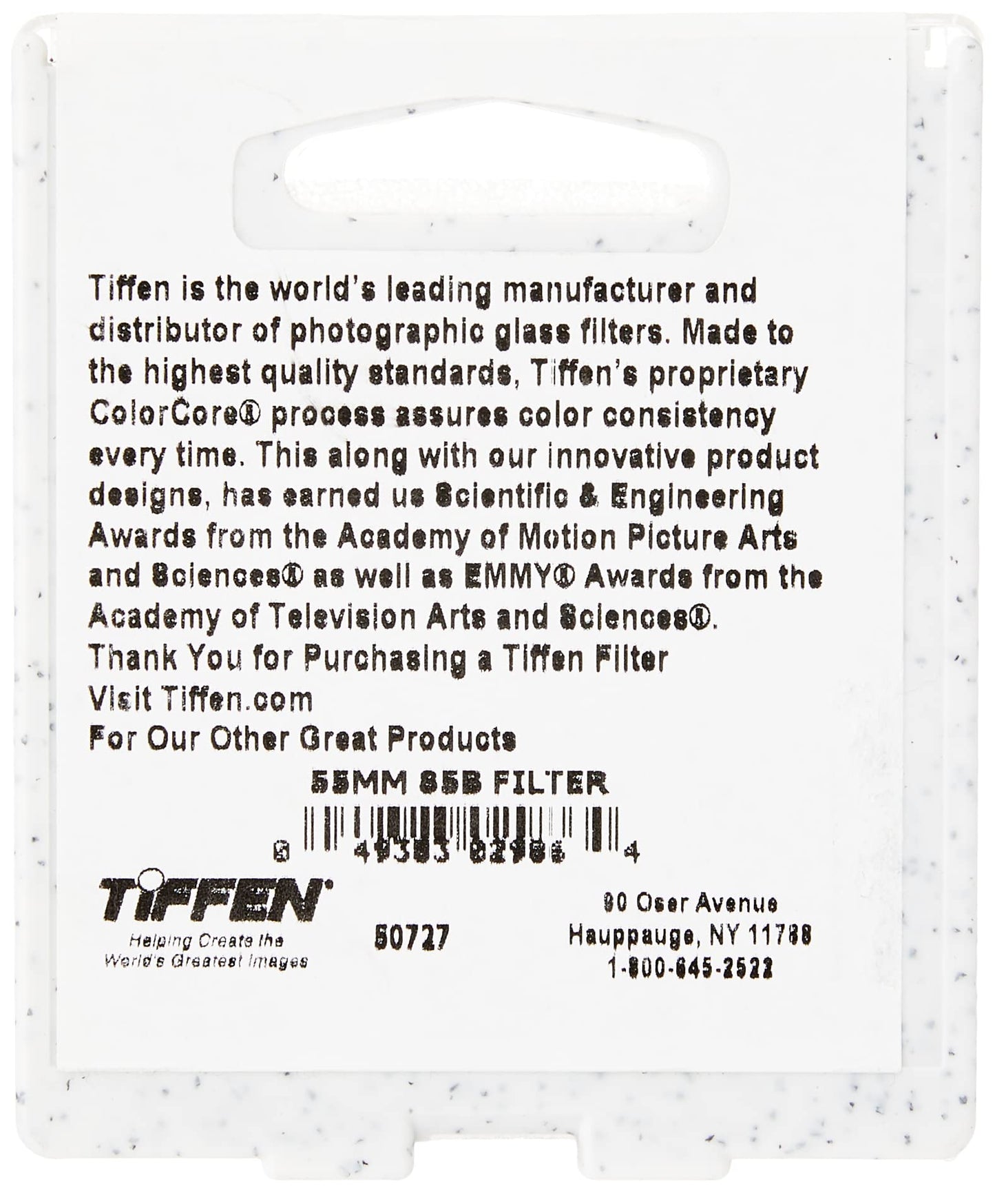 Tiffen 5585B 55mm 85B Camera Lens Filter