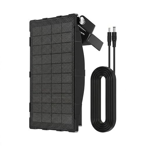 Solar Panel Charger Compatible with Reveal Cellular Trail Cameras X 2.0, X 3.0, X Pro 3.0, Gen 1, SK, XB | 12V Solar Power Supply with Built-in