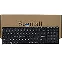 SUNMALL Laptop Keyboard Replacement (with Frame) Compatible with Toshiba Satellite c850 c855 c855d l850 l855 c875 c875d l875d p850 p855 p875d Black US