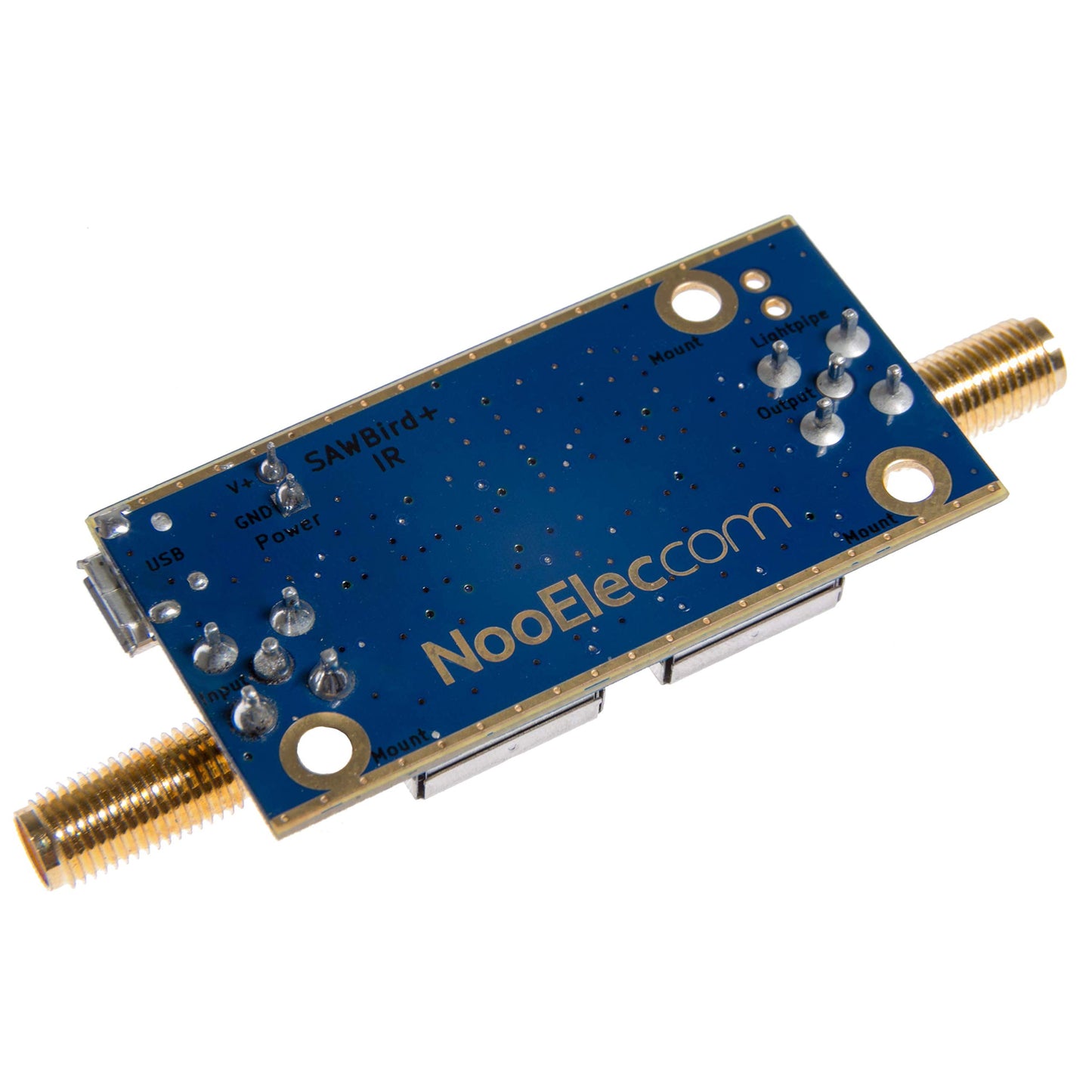 NooElec SAWbird+ IR Barebones - Premium Saw Filter & Cascaded Ultra-Low Noise LNA Module for Iridium and Inmarsat Applications. 1620MHz Center
