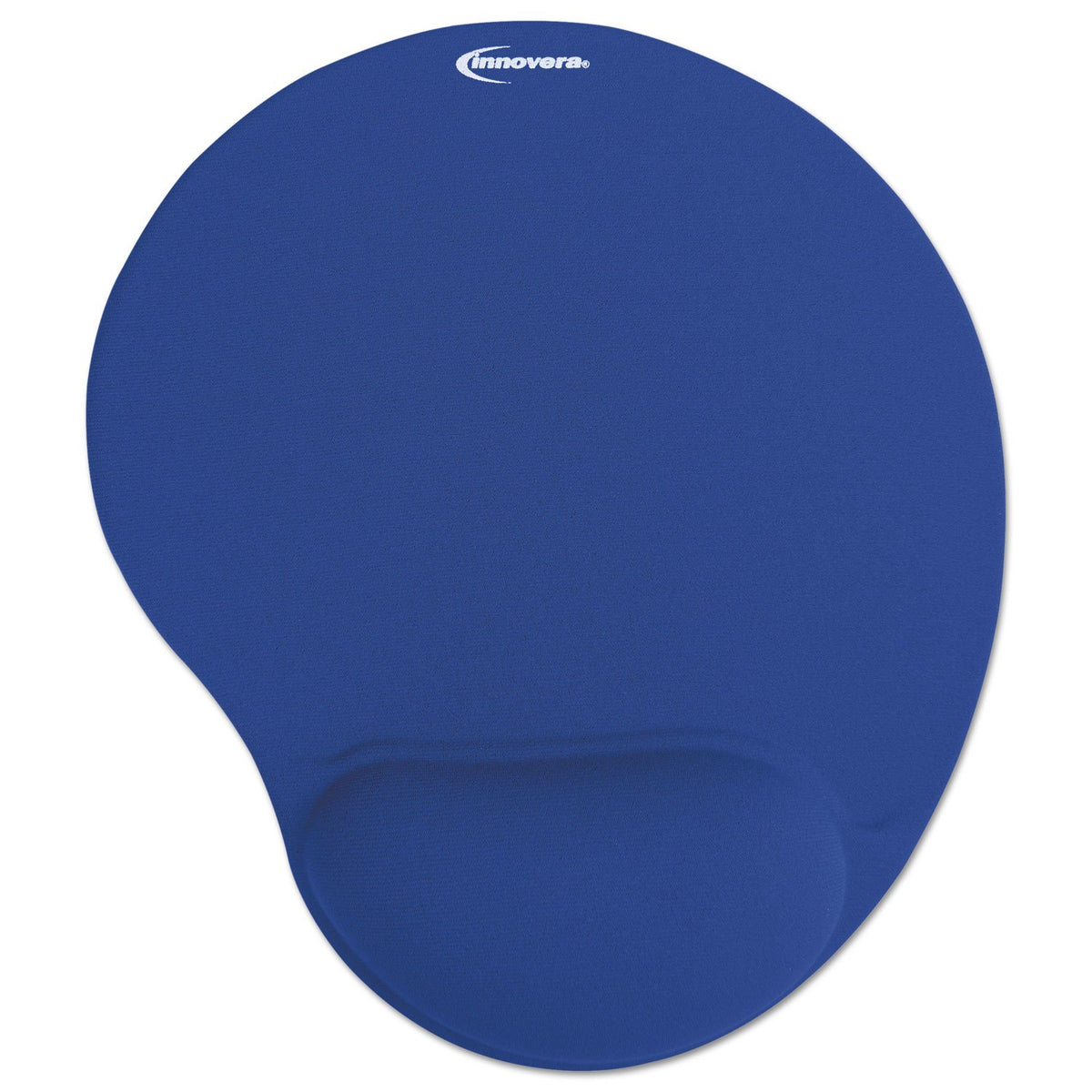 Innovera 50447 Mouse Pad w/Gel Wrist Pad Nonskid Base 10-3/8 x 8-7/8 Blue