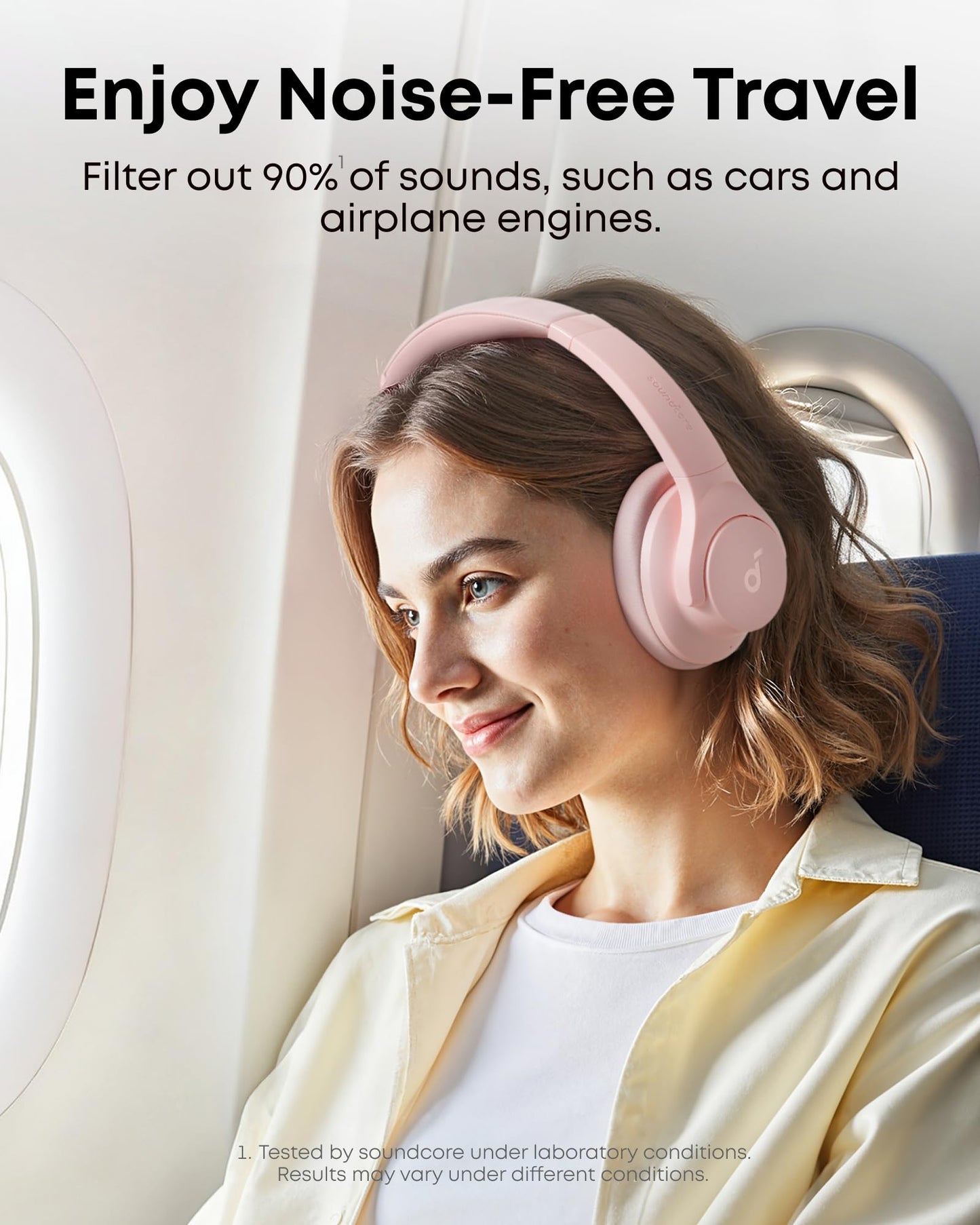 Soundcore by Anker Q20i Hybrid Active Noise Cancelling Headphones, Renewed