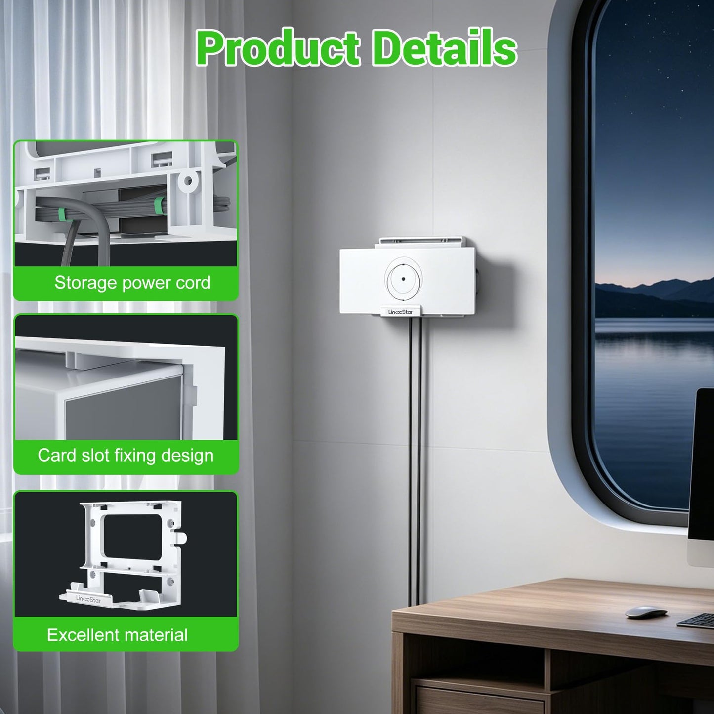 for Starlink Gen3 Router Mount,Standard V3/4X Mesh Router Wall Mount Kit