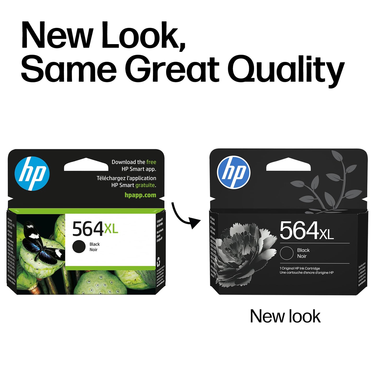 HP 564XL Black High-Yield Ink | Works with DeskJet 3500; OfficeJet 4620; PhotoSmart B8550, C6300, D5400, D7560, 5510, 5520, 6510, 6520, 7510, 7520