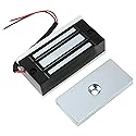 UHPPOTE 60KG 120lbs Holding Force Mini Electromagnet Lock 12V Fail Safe for Door Acces Control System