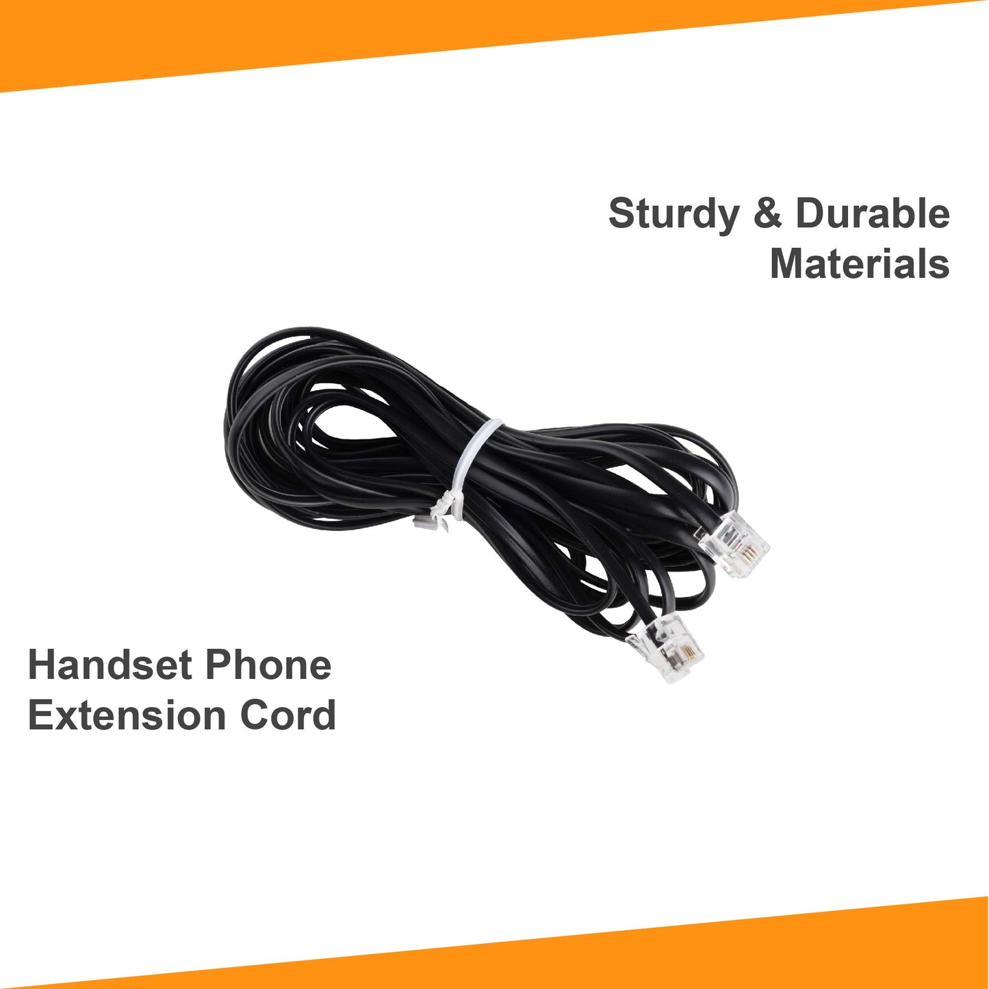 iSoHo Phones: Straight Phone Cord for Landline Phone: Cable, Telephone Extension Land Line Cable: Easy to Use + Excellent Sound Quality for House