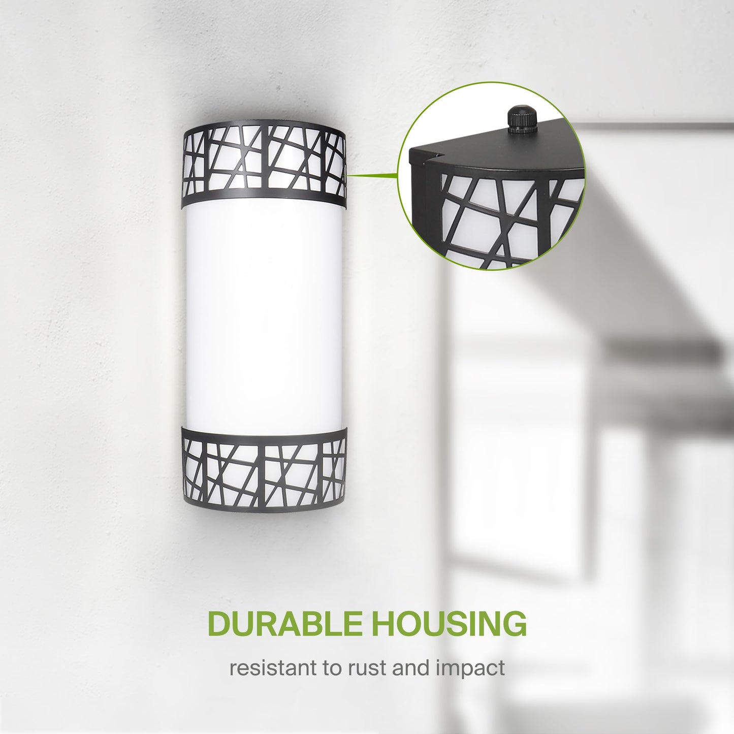 ASD 12 Inch LED Indoor Wall Sconce - Matte Black Modern Dimmable 15W 2700K-5000K Adjustable Wall Mounted Light Fixtures, Wall Lights for Bedroom
