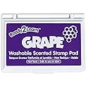READY 2 LEARN Scented Stamp Pad | Grape | Purple | Non-Toxic | Fade Resistant | Fun Art Supplies for Kids