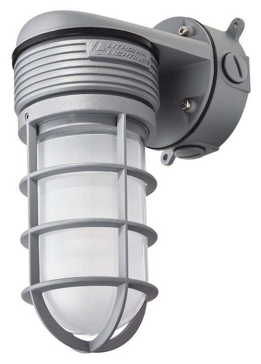 Lithonia Lighting OLVTWM M6 Wall Mount LED Vapor Tight, 600 lumens, 4000K, 15 Watts, 120 volts, Gray