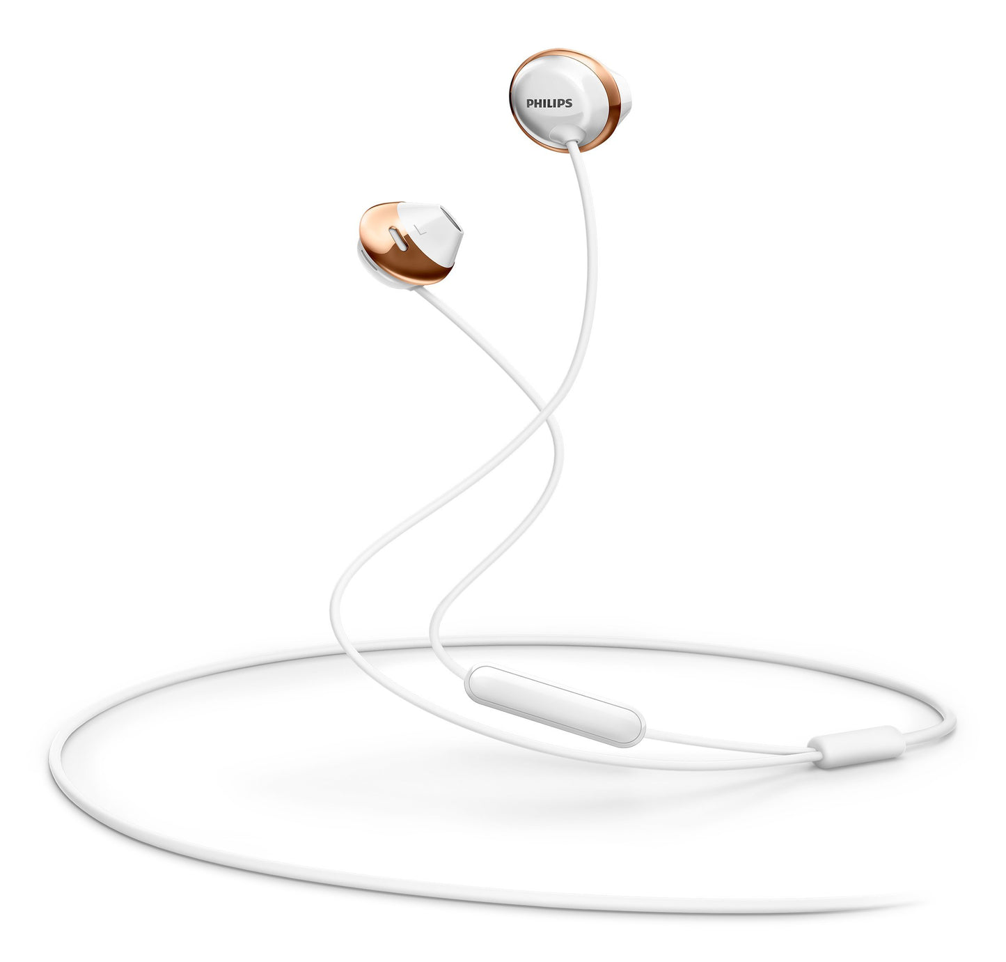 Philips Flite Hyprlite in Ear Headphone with Mic - White (SHE4205WT/27)