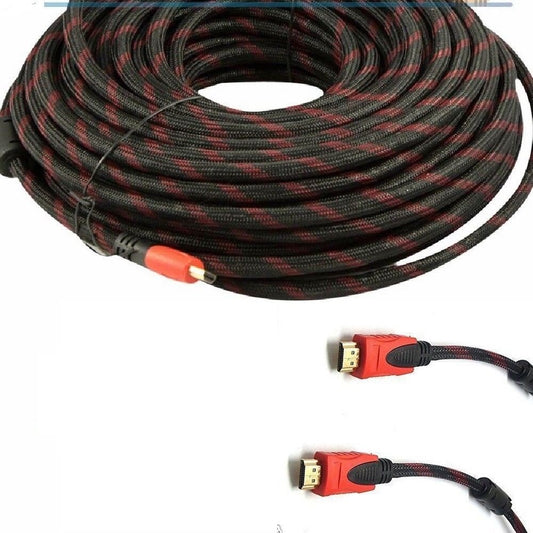 CableVantage HDMI Cable 2.0 75 FEET, Ultra-High Speed Supports Ethernet Audio Return ( ARC ), Bandwidth up to 18Gbps, 3D HD 1080p Ready, 75ft Braided