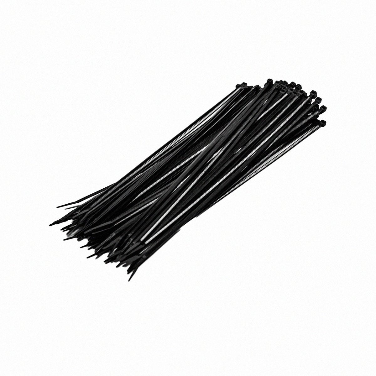 NavePoint 12 Inch Nylon UV Resistant Cable Wire Zip Tie 40 lbs - Black 1000 Pack Lot Pcs Qty