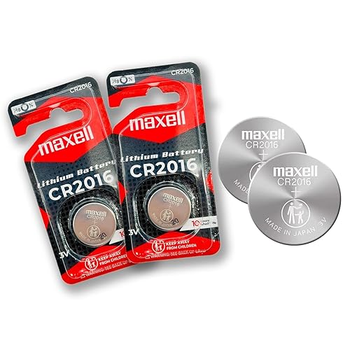 CR 2016 MAXELL LITHIUM BATTERIES (2 piece) 3V Watch 2016 New