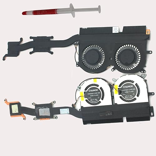 Gametown Laptop CPU Cooling Fan & Heatsink For Lenovo IdeaPad Yoga 13 Series Replacement Part Number EG50040V1-C06C-S9A
