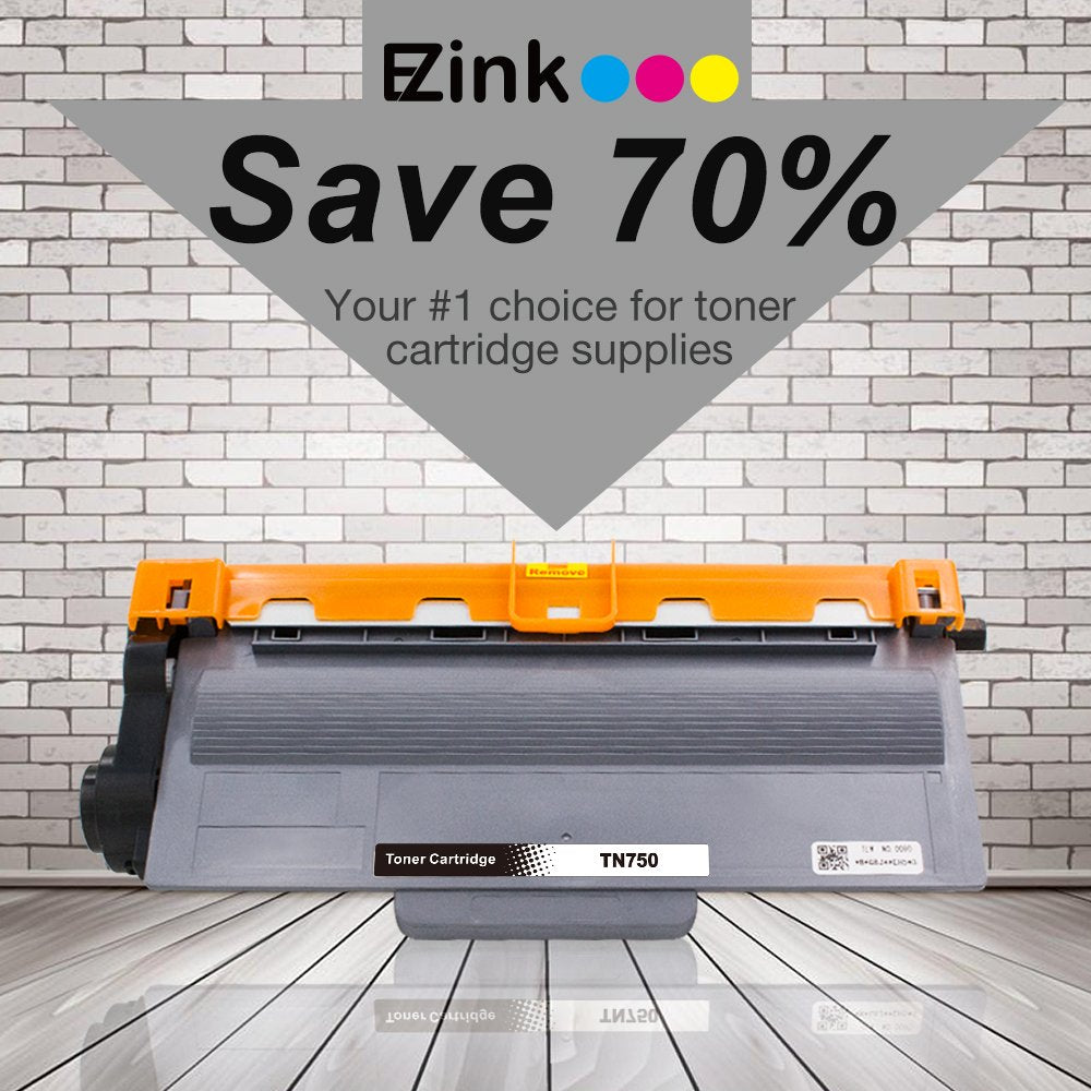 E-Z Ink (TM Compatible Toner Cartridge Replacement for Brother TN750 (4 Black) for DCP-8110DN, DCP-8150DN, DCP-8155DN, HL-5450DN, HL-5470DW