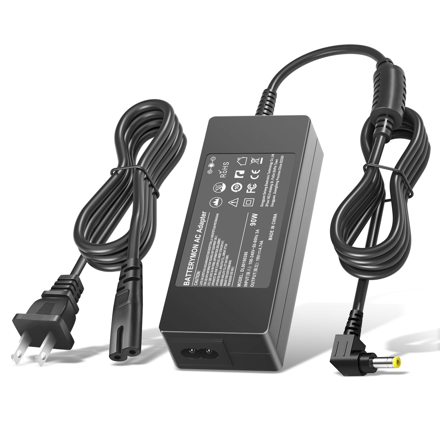 19V Monitor Power Adapter Cord Compatible with Asus VG278Q VG278 VG279 VG279Q VG245H VG245 VG248QE VX248 VX248H VX228H VX279H MX239H MX279H LS246H…