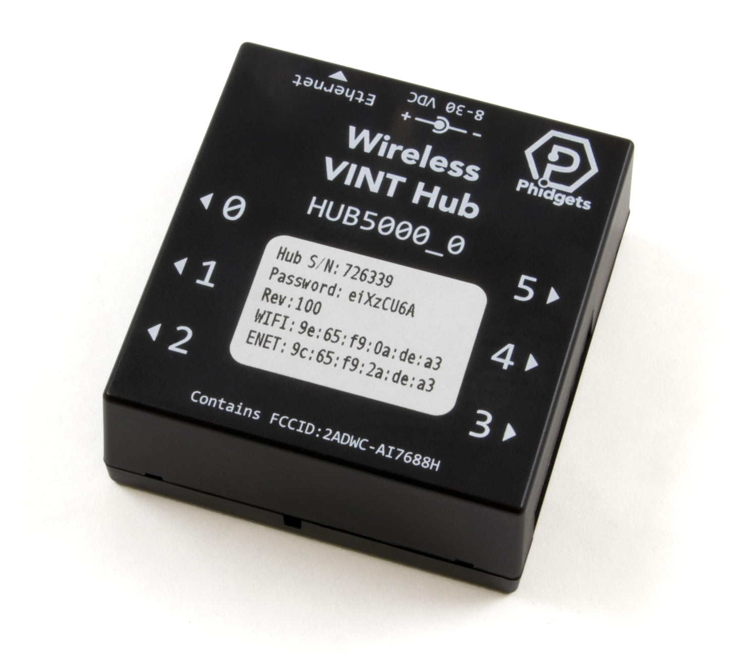 Phidgets HUB5000_0 - Wireless Vint Hub