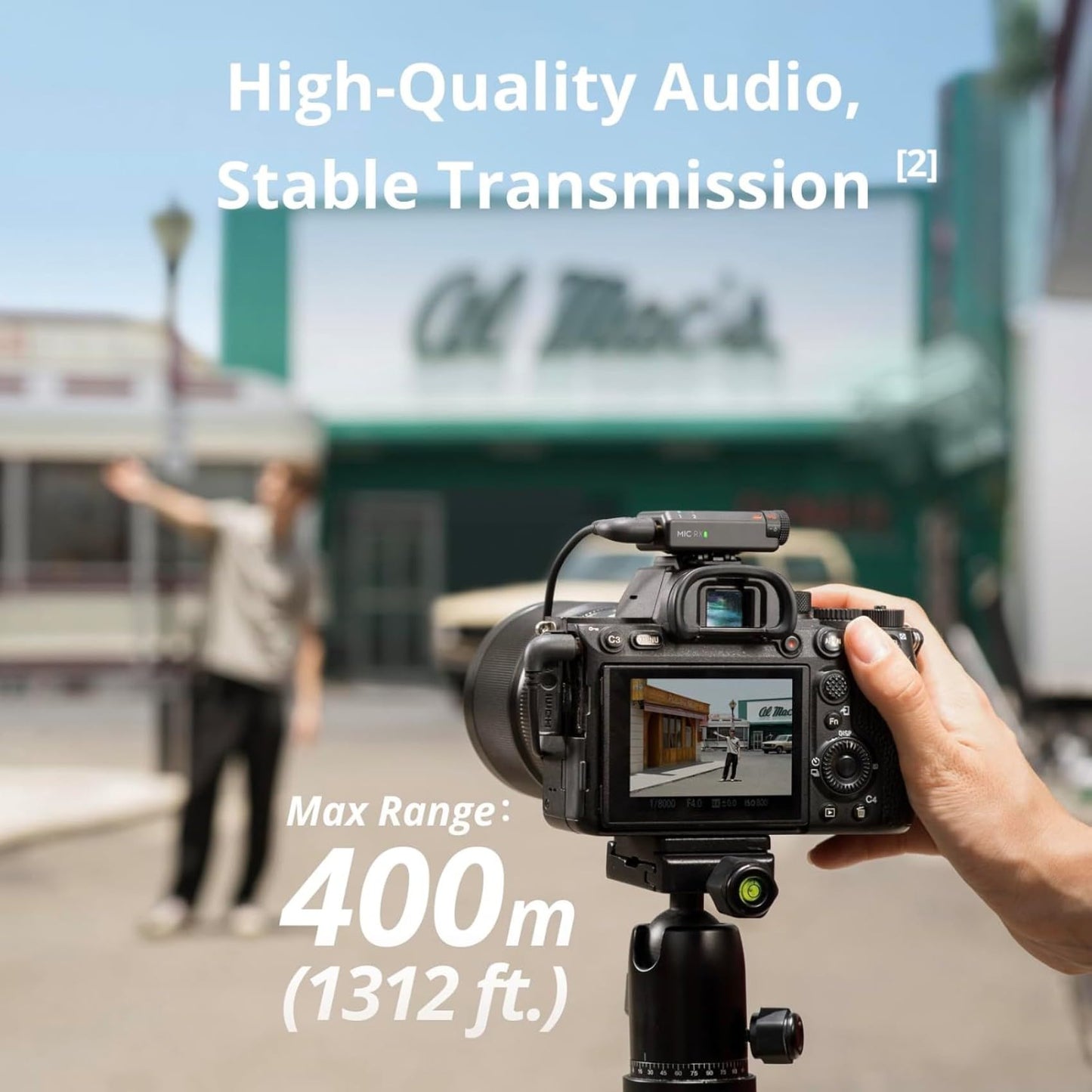 DJI Mic Mini (2 TX + 1 RX + Charging Case), Wireless Lavalier Microphone for iPhone/Camera/Android, Ultralight, Detail-Rich Audio, 48h Use, Noise