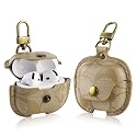 KUYTOP for AirPods 4 Case, Compatible with AirPods 4th Generation, Leather Full Body Shockproof Protective Cover, Random Pattern (A)
