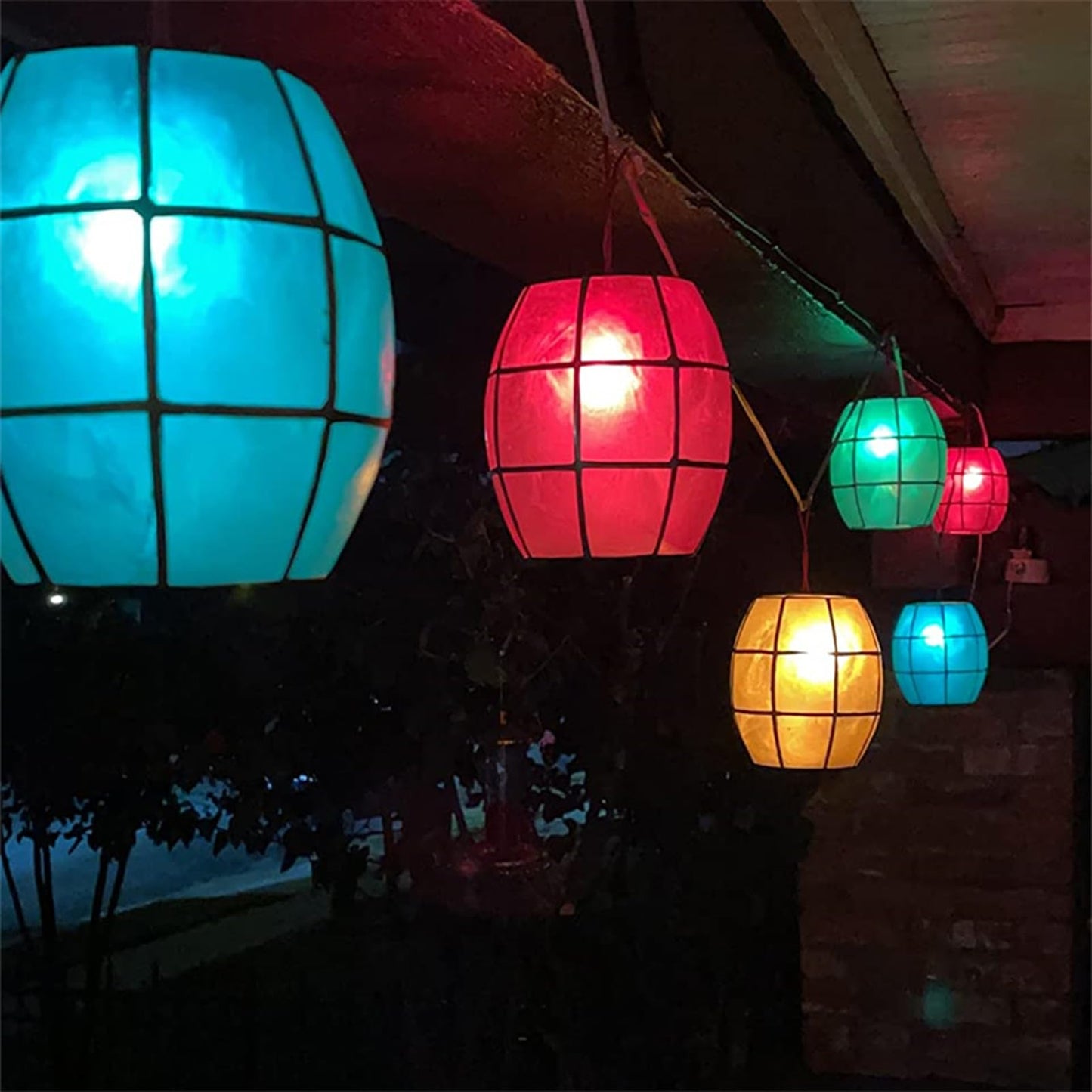 15 Pack G40 Plastic LED Replacement Light Bulbs 1W Shatterproof Red Color Filament Globe Bulbs E12 Candelabra Base Christmas Round Replacement Bulbs