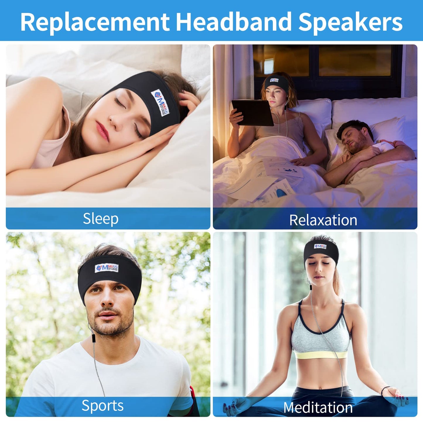 Sleep Ultra Thin Pillow Speakers with Stereo for Headphones 3.5mm Interface