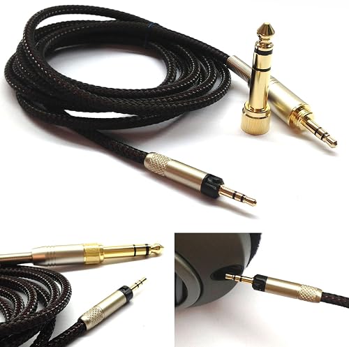 NewFantasia Replacement Audio Upgrade Cable Compatible with Sennheiser HD598, HD598Cs, HD560s, HD598SE, HD620S, HD400PRO, HD599, HD569, HD579, HD505