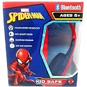 Spider Man Bluetooth Kid Safe Headphones Over The Ear Padded Cushions Flying on a Web Design