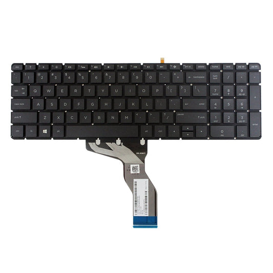 New US Black Backlit English Laptop Keyboard (Without Frame) Replacement for HP Pavilion x360 15-bk010nr 15-bk020wm 15-bk015nr 15-bk151nr 15-bk152nr