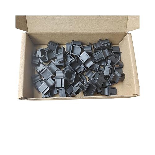 SVNXINGTII 50Pcs Ethernet Dust Cover, Anti-Dust Cap for RJ45 Port, Dust Cap, RJ45 Dust Plugs - (Ethernet,LAN Port Protector/Blocker, Port Protector