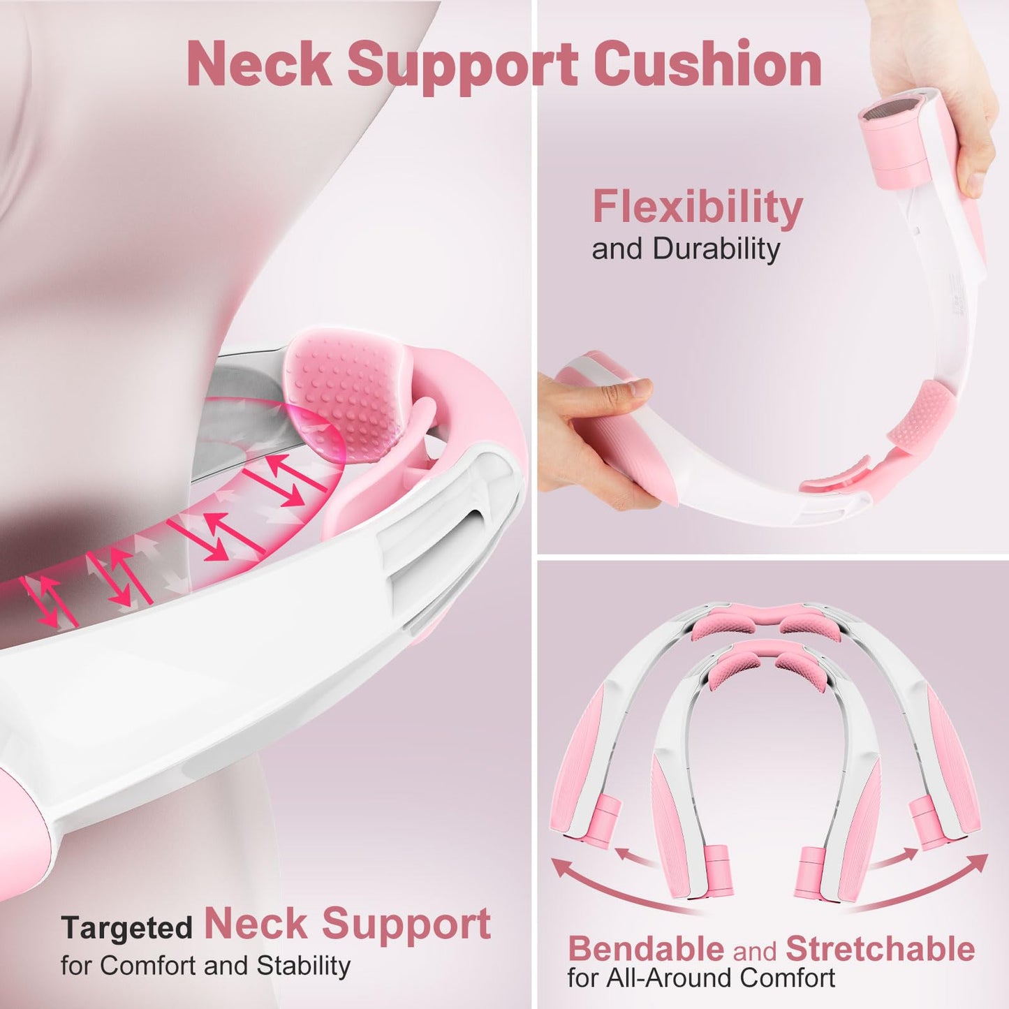 Portable Neck Fan with 6 Powerful Speeds, 8000mAh Battery Rechargeable Fan