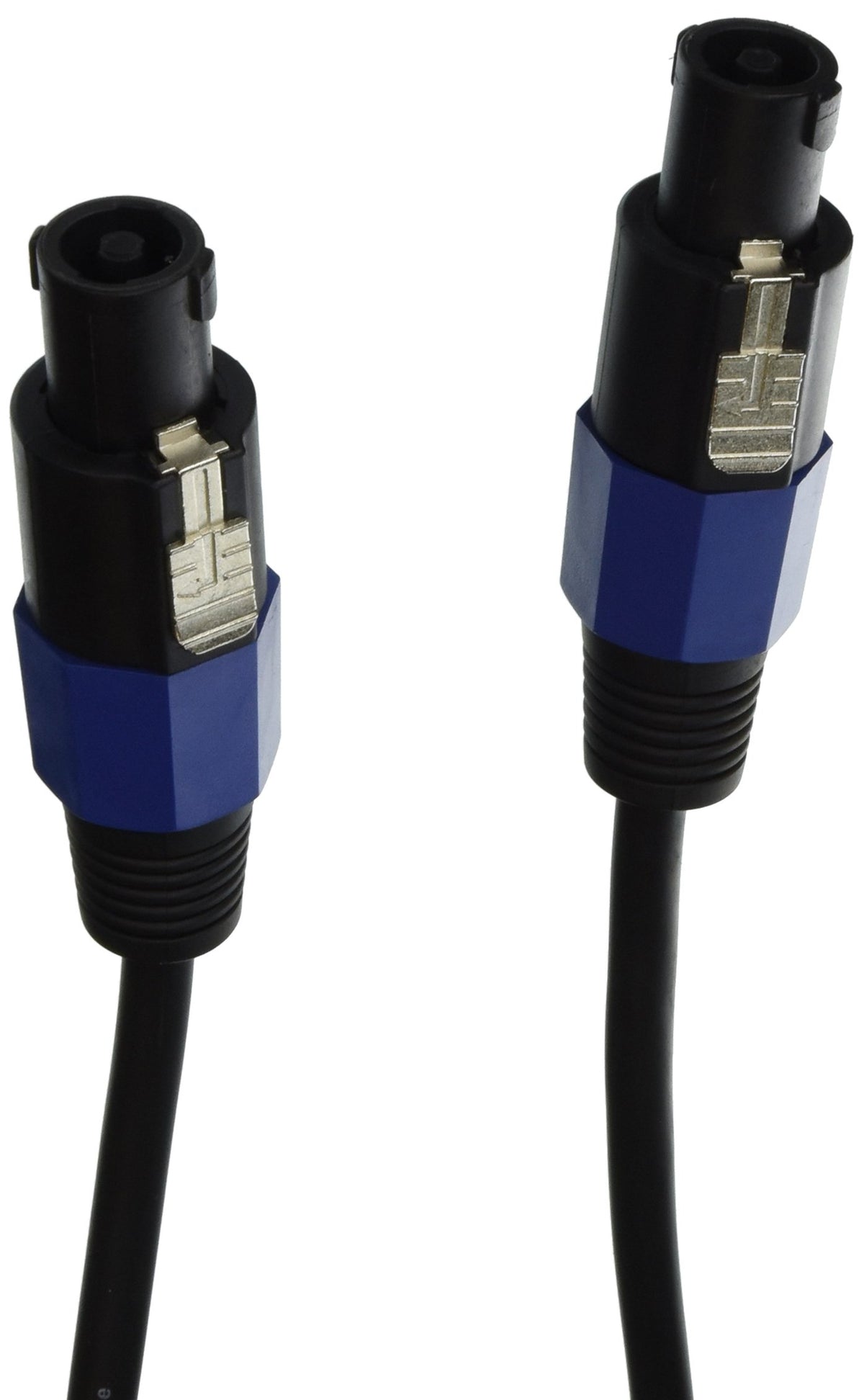 Pyle-Pro Audio Cord Connector to Male Speakon Connection 30 ft 12 Gauge Black Heavy Duty Professional Speaker Cable Wire-Delivers Sound-Pyle PPSS30, USB