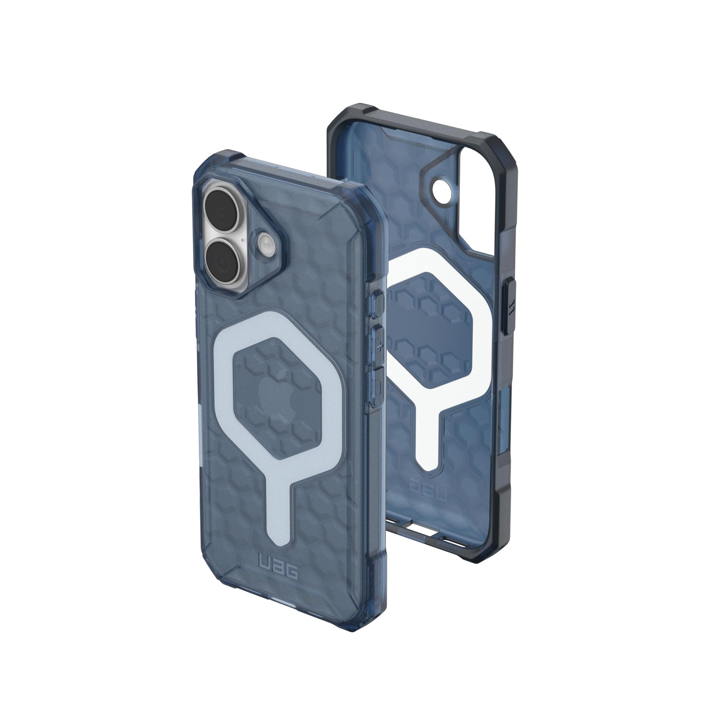 URBAN ARMOR GEAR UAG Designed for iPhone 17 Case Essential Armor - Compatible with MagSafe Translucent Military Grade Protective Cover, Cloud Blue