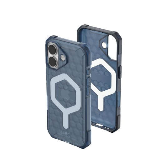 URBAN ARMOR GEAR UAG Designed for iPhone 17 Case Essential Armor - Compatible with MagSafe Translucent Military Grade Protective Cover, Cloud Blue