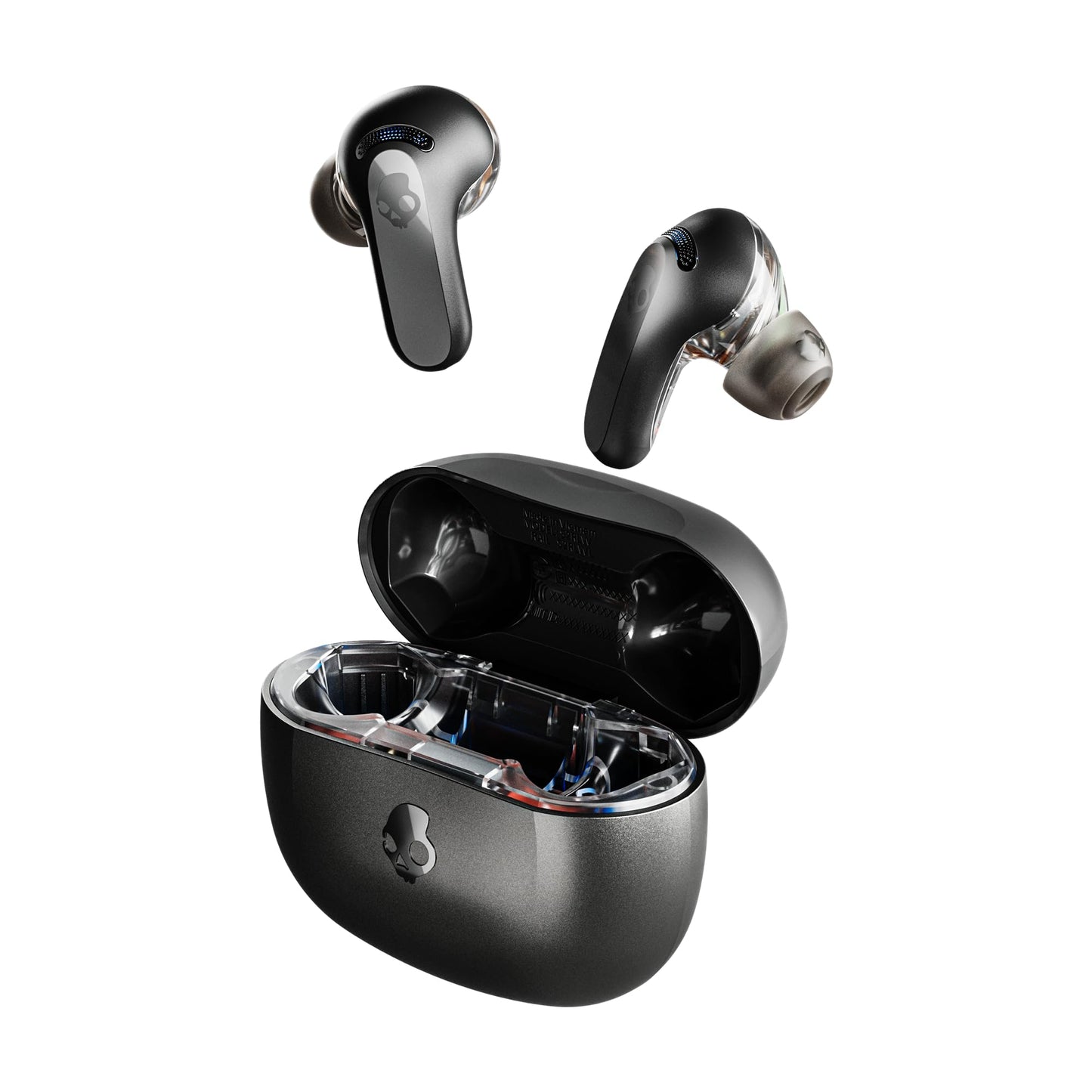 Skullcandy Rail ANC Active Noise Cancelling Wireless Earbuds - True Black