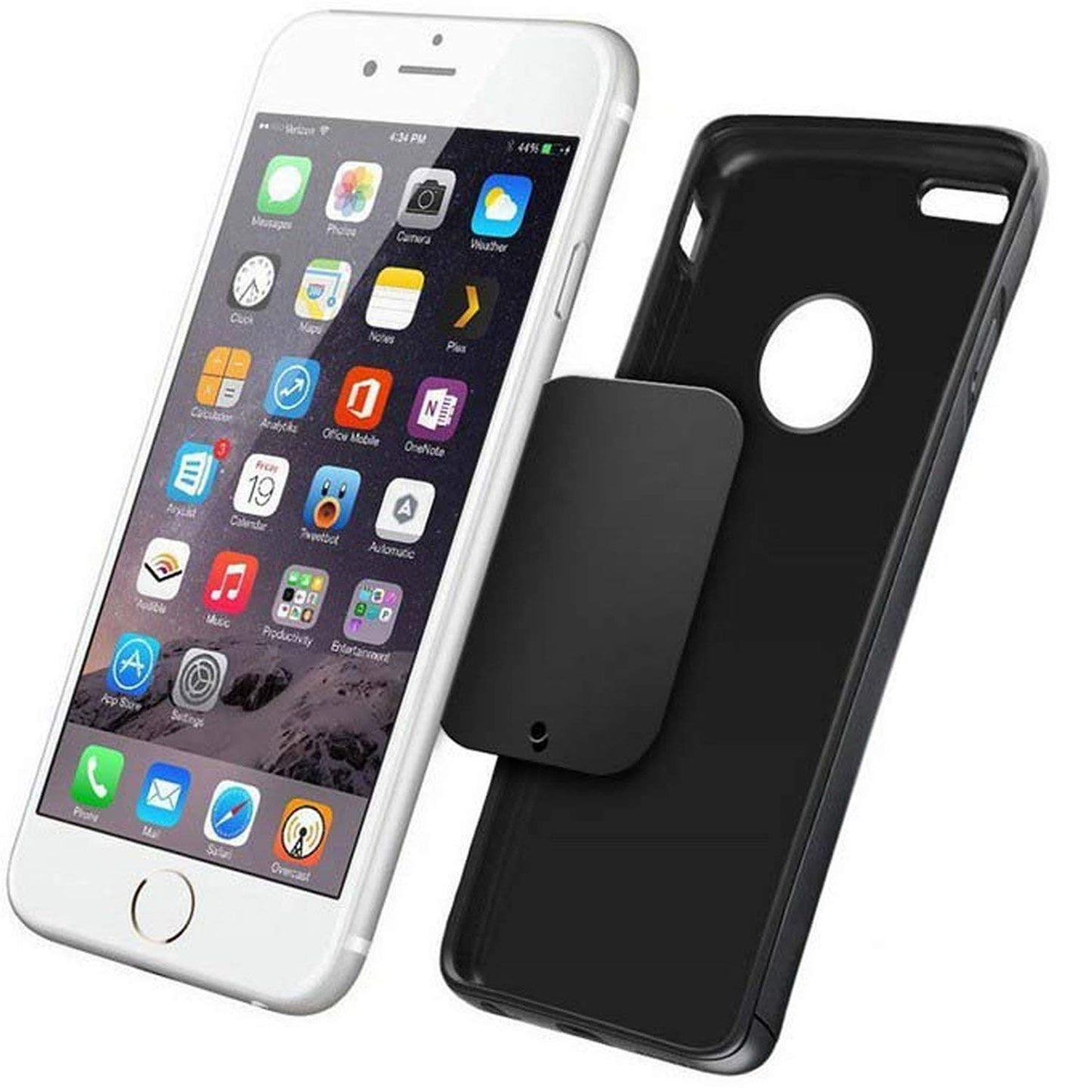Great 1 Universal Metal Plates with 3M Adhesive for All Magnetic Car Mounts, Cell Phone, Tablet Holder, Cradle-Less, Air Vent Mount, 6 Rectangular, 6