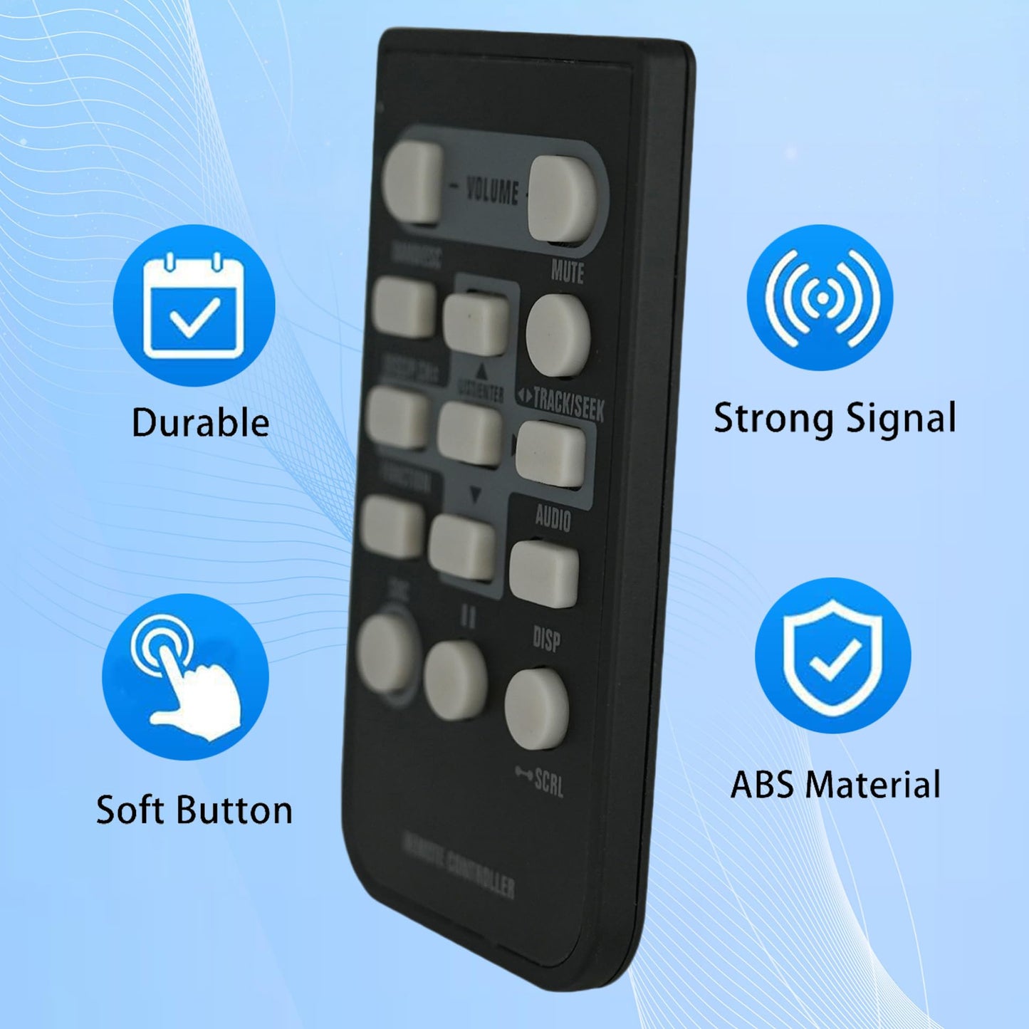 Replacement Remote Control for Pioneer Pioneer CD Receiver Car Stereo Audio System DEH-P4050ES DEH-15UB DEH-1701UB DEH-2400UB DEH-240UB DEH-24UB