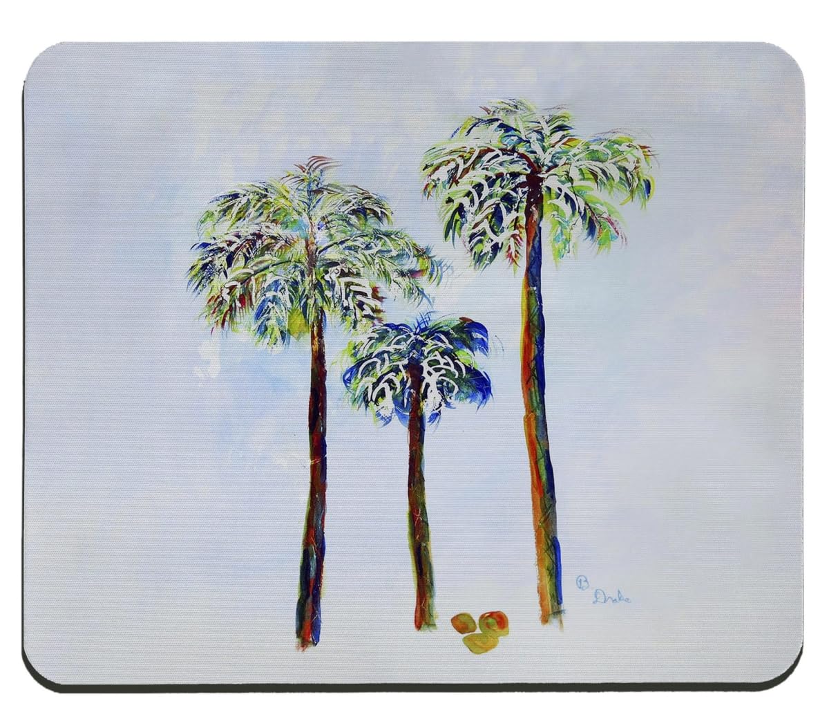 Betsy Drake MP1106 9.25 x 7.74 in. Three Palms Mousepad
