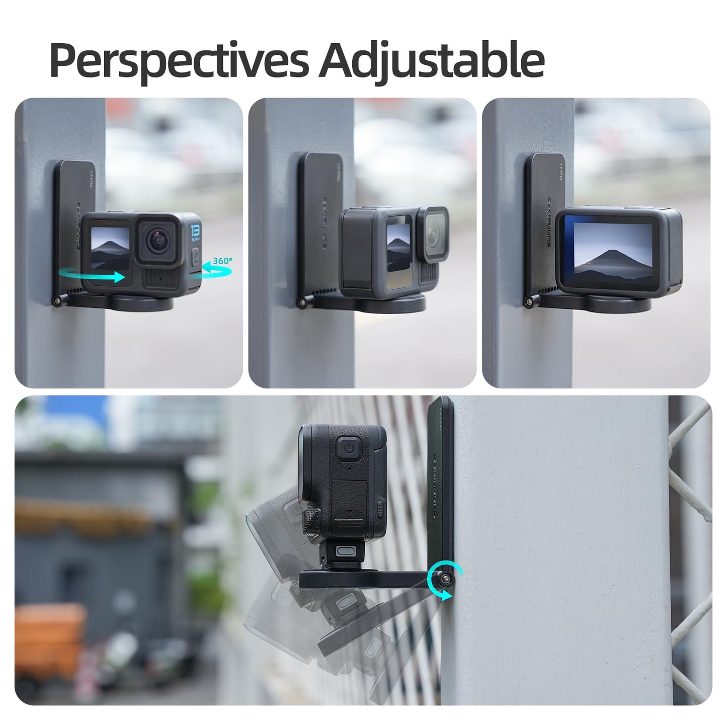 Honlyn Magnetic Bracket Base for DJI OSMO 360, for Insta360 GO Ultra Desktop Bracket Handle