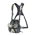 KUIU PRO Bino Harness - Waterproof, Adjustable, One-Hand Lid, Custom Foam Shims, Hydration Rig Compatible Binocular Harness