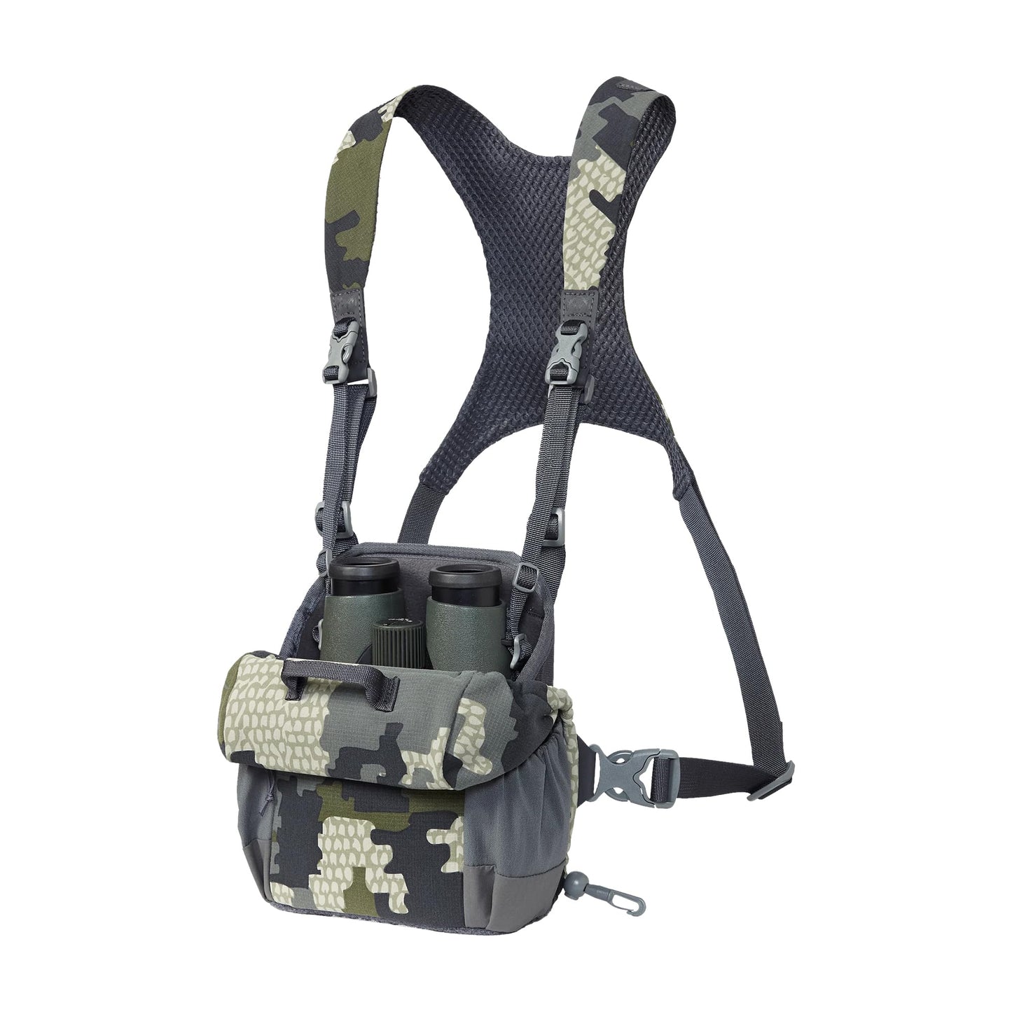 KUIU PRO Bino Harness - Waterproof, Adjustable, One-Hand Lid, Custom Foam Shims, Hydration Rig Compatible Binocular Harness