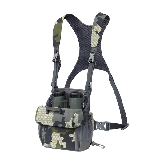 KUIU PRO Bino Harness - Waterproof, Adjustable, One-Hand Lid, Custom Foam Shims, Hydration Rig Compatible Binocular Harness