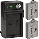 BM Premium 2 Pack of LP-E5 Batteries and Battery Charger Kit for Canon EOS Rebel XS, Rebel T1i, Rebel XSi, 1000D, 500D, 450D, Kiss X3, Kiss X2, Kiss F