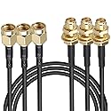 traderplus 3-Pack 10FT RP-SMA Male to Female Extension Cable WiFi Router Antenna Extender