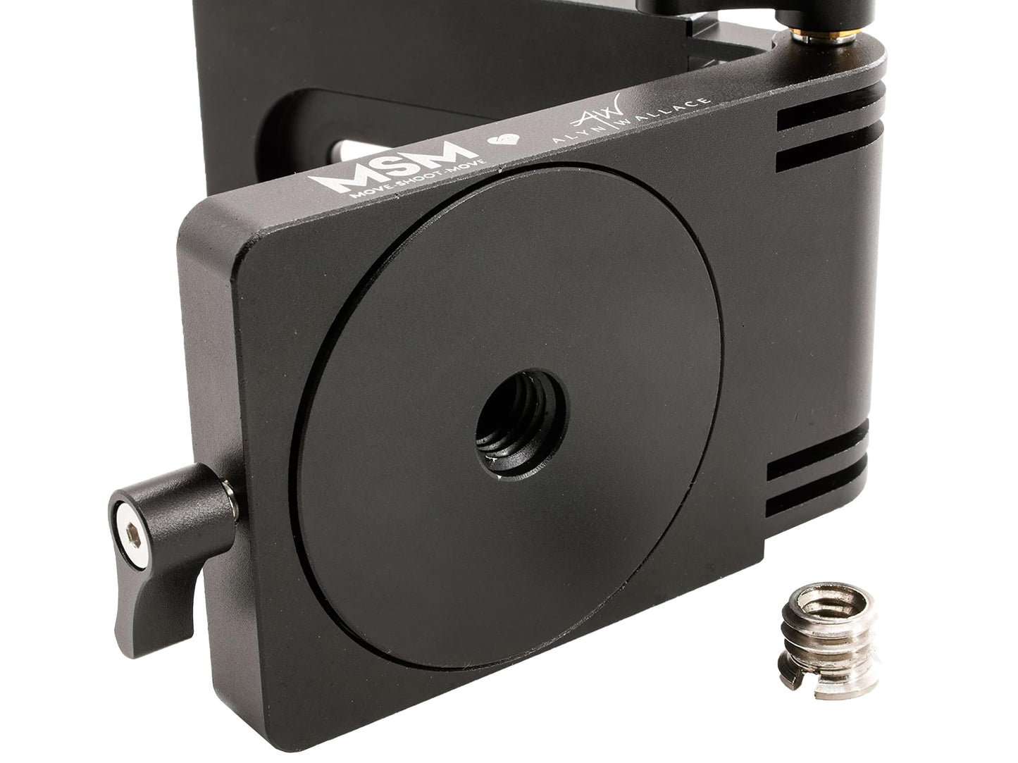 V Pan Tilt, 360° Panning and 270° Tilting, Easy and Quick to Lock, Fold and Extend with The New Built-in Knob, Strong to Hold 4Kg Load (V Platform x